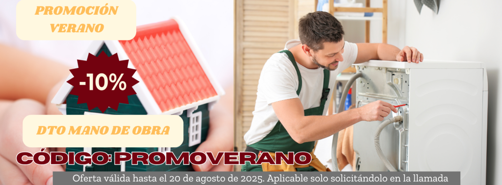 Promoción lavadoras en Madrid